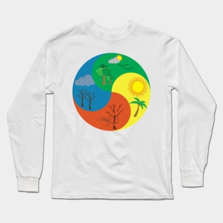 The Wheel of Seasons Long Sleeve T-Shirt